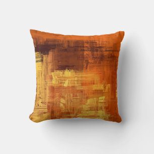 Abstract texture. 2d illustration. Expressive hand Cushion