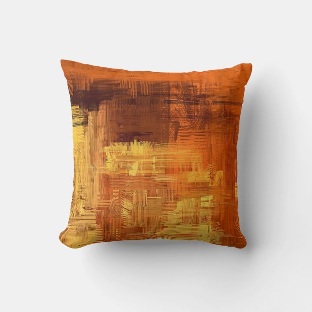 Abstract texture. 2d illustration. Expressive hand Cushion (Front)