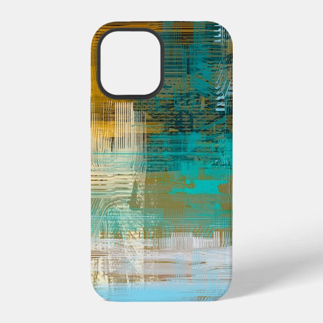 Abstract texture. 2d illustration. Expressive hand iPhone Case (Back)