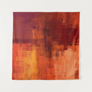 Abstract texture. 2d illustration. Expressive hand Tapestry