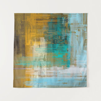 Abstract texture. 2d illustration. Expressive hand Tapestry