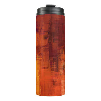 Abstract texture. 2d illustration. Expressive hand Thermal Tumbler