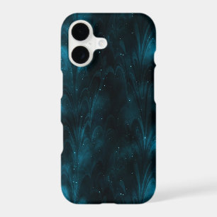 Abstract Texture Blue Nebula