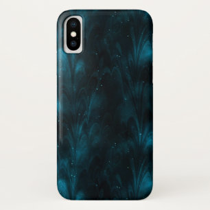 Abstract Texture Blue Nebula iPhone X Case