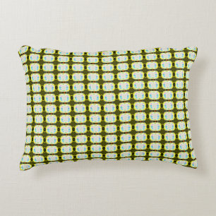 abstract texture, colorful gingham pattern, modern decorative cushion