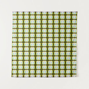 abstract texture, colorful gingham pattern, modern tapestry