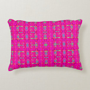 abstract texture, coloured plaid pattern, modern t decorative cushion