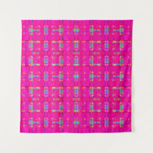 abstract texture, coloured plaid pattern, modern t tapestry