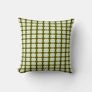 abstract texture, colourful gingham pattern, moder cushion