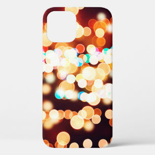Abstract texture, light bokeh background iPhone 12 case