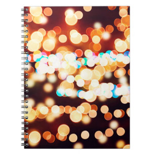 Abstract texture, light bokeh background notebook
