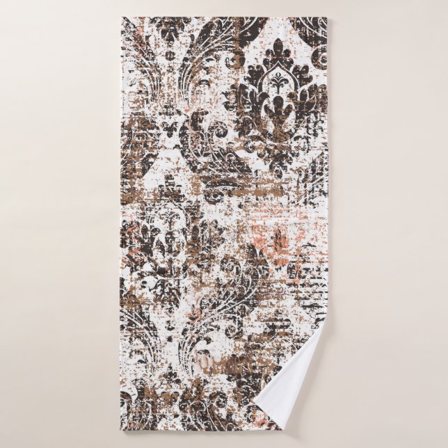 Abstract texture or grunge background. Art texture Bath Towel (Bath Towel)