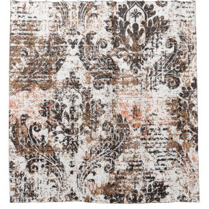 Abstract texture or grunge background. Art texture Shower Curtain