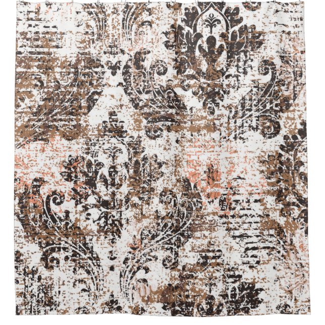 Abstract texture or grunge background. Art texture Shower Curtain (Front)