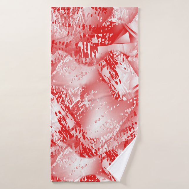 Abstract texture repeat creative modern pattern il bath towel (Bath Towel)