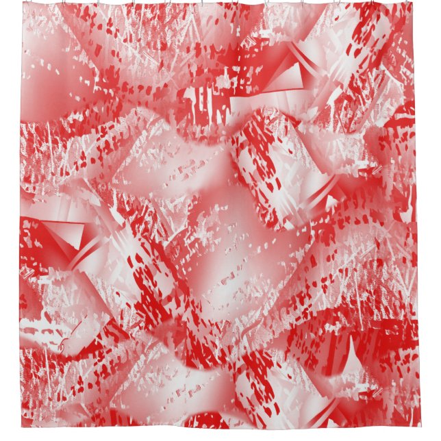 Abstract texture repeat creative modern pattern il shower curtain (Front)