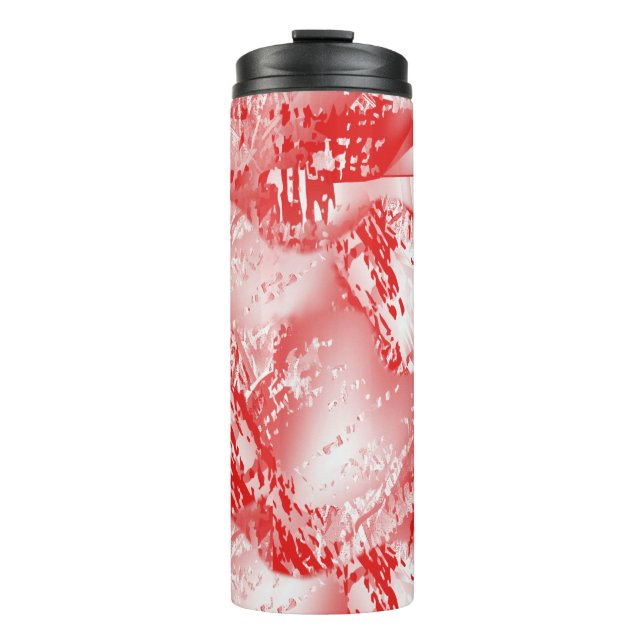 Abstract texture repeat creative modern pattern il thermal tumbler (Front)