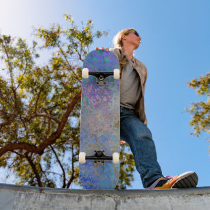 Abstract Texture Skateboard: Art Meets Ride Skateboard
