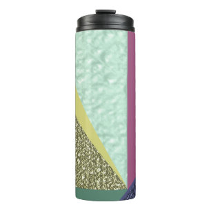 Abstract textured  thermal tumbler