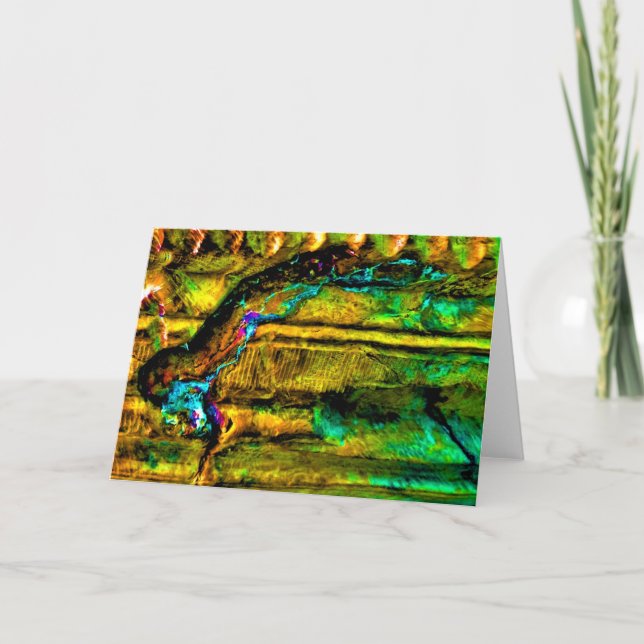 Abstract Textures, card (Front)