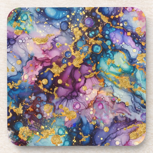 Abstract TexturesElectronics Bag Coaster (Front)