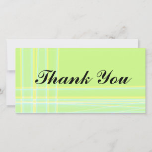 Abstract Thank You Photocard Card