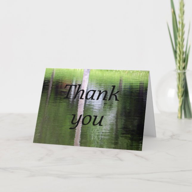 Abstract-Thank you Thank You Card (Front)