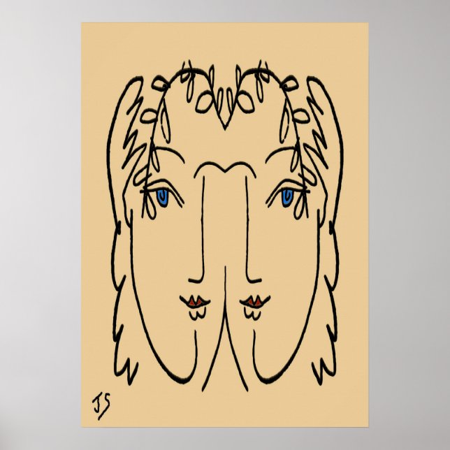 Abstract: The Twins Poster (Front)