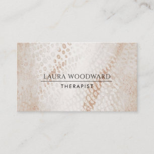 Abstract Therapist Counsellor Business Card