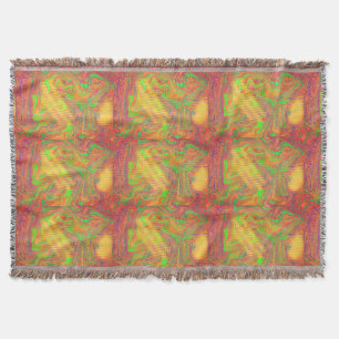 Abstract Throw Blanket