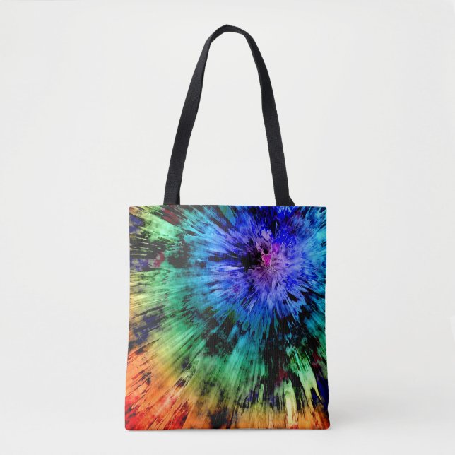 Abstract Tie Dye Tote Bag (Front)