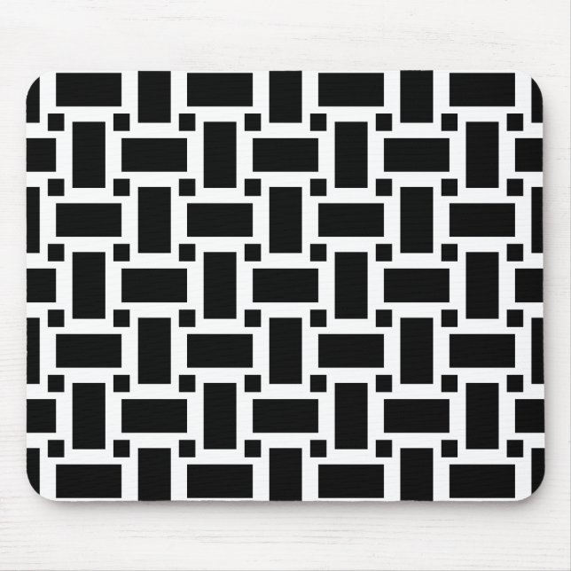 Abstract Tile Pattern Mouse Mat (Front)