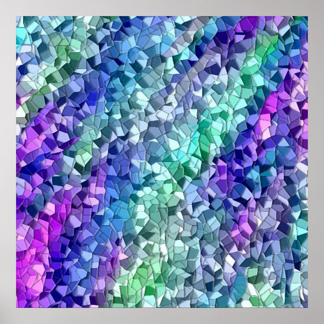 Abstract tile poster (Front)