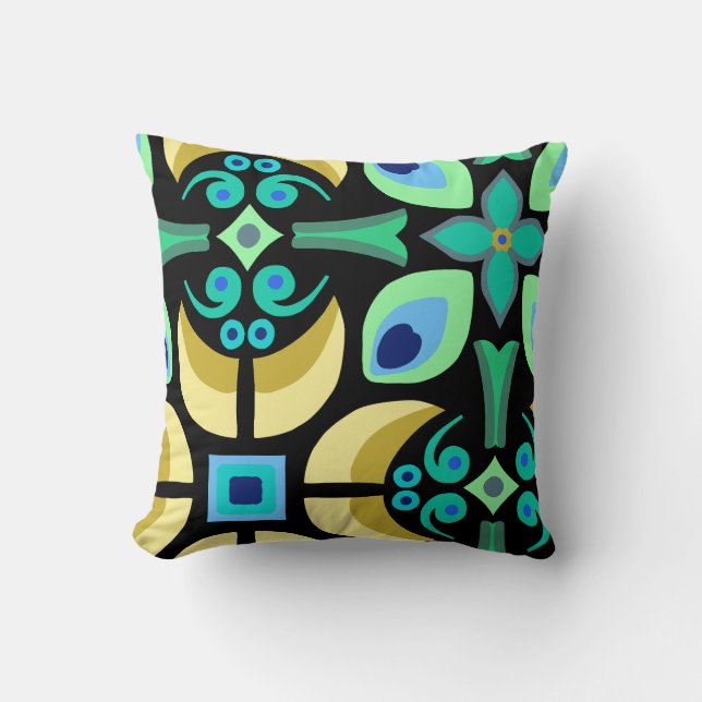 Abstract tile Tote Cushion (Front)
