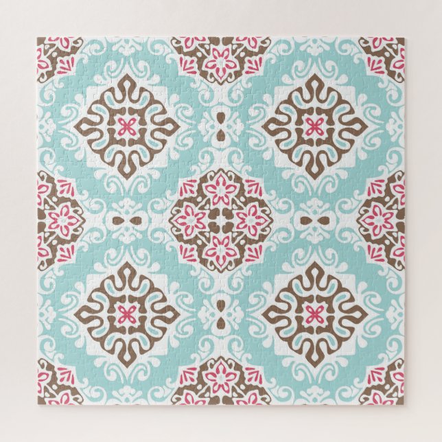 Abstract Tiled: Vintage Seamless Pattern Jigsaw Puzzle (Vertical)