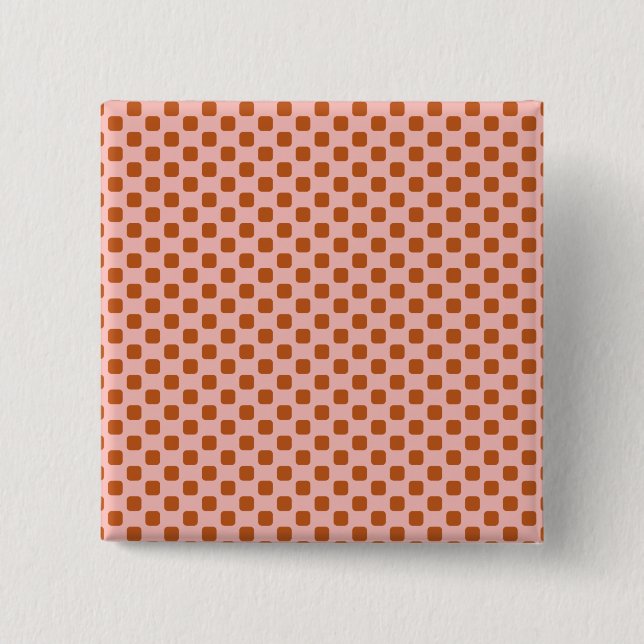 ABSTRACT TILES PATTERN. 15 CM SQUARE BADGE (Front)