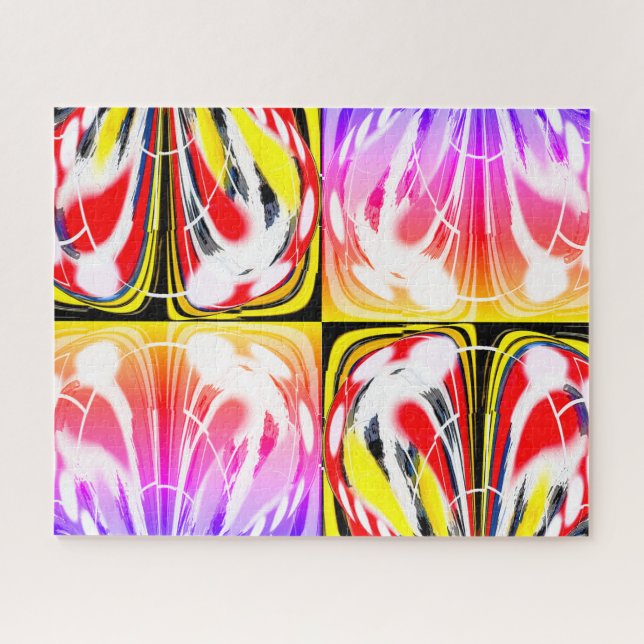Abstract time and space travel art jigsaw puzzle (Horizontal)