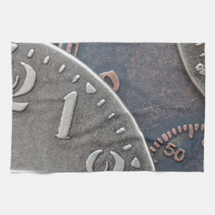 Abstract Time Tea Towel