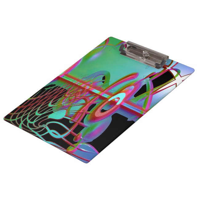 Abstract Togetherness Clipboard (Angled)