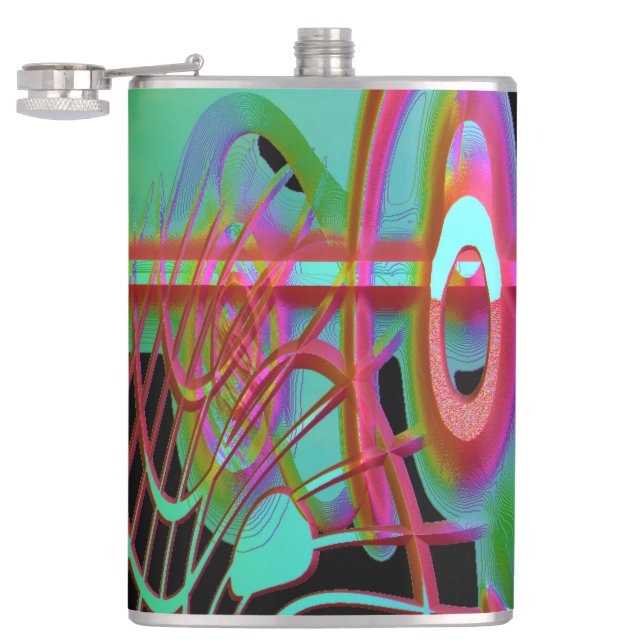 Abstract Togetherness Flask (Opened)