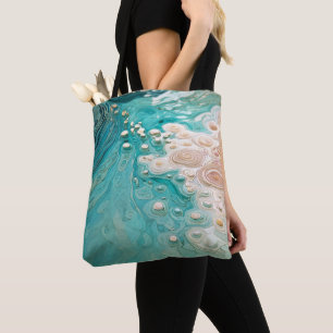 Abstract Topographic Ocean Art Tote Bag