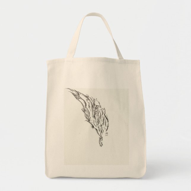 abstract tote bag (Front)