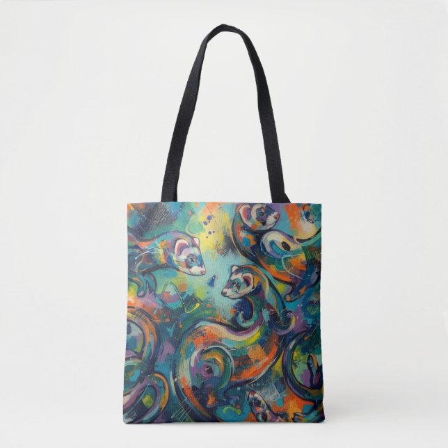 Abstract  tote bag (Front)