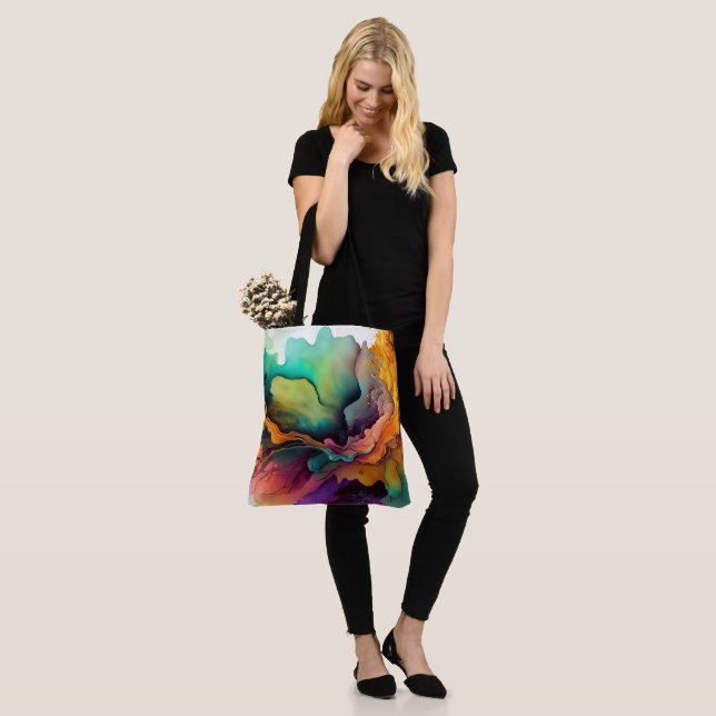 Abstract Tote Bag (On Model)