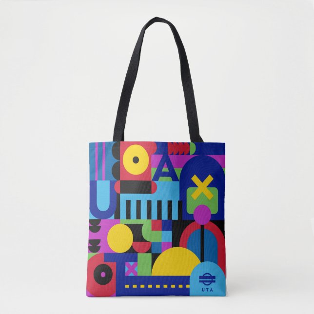 Abstract Tote Bag (Front)