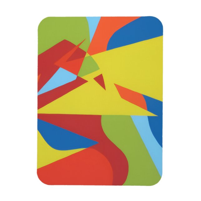 Abstract Toucan Beak Magnet (Vertical)