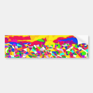 Abstract Transcendence-oil painting Bumper Sticker