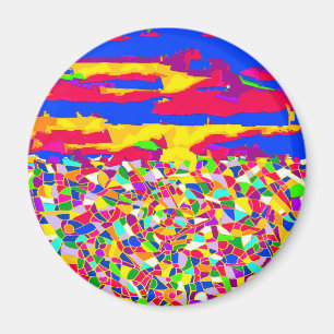 Abstract Transcendence-oil painting Magnet