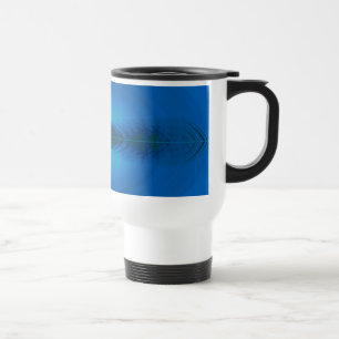 abstract travel mug