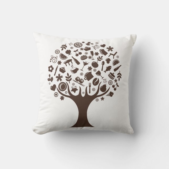 Abstract tree cushion (Front)